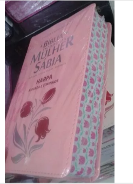 A Bíblia De Estudo Da Mulher Sábia Com Harpa Avivada