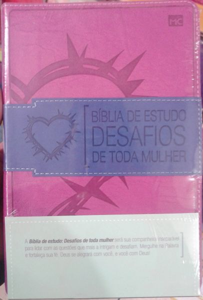 Biblia De Estudo Desafios De Toda Mulher Rosa